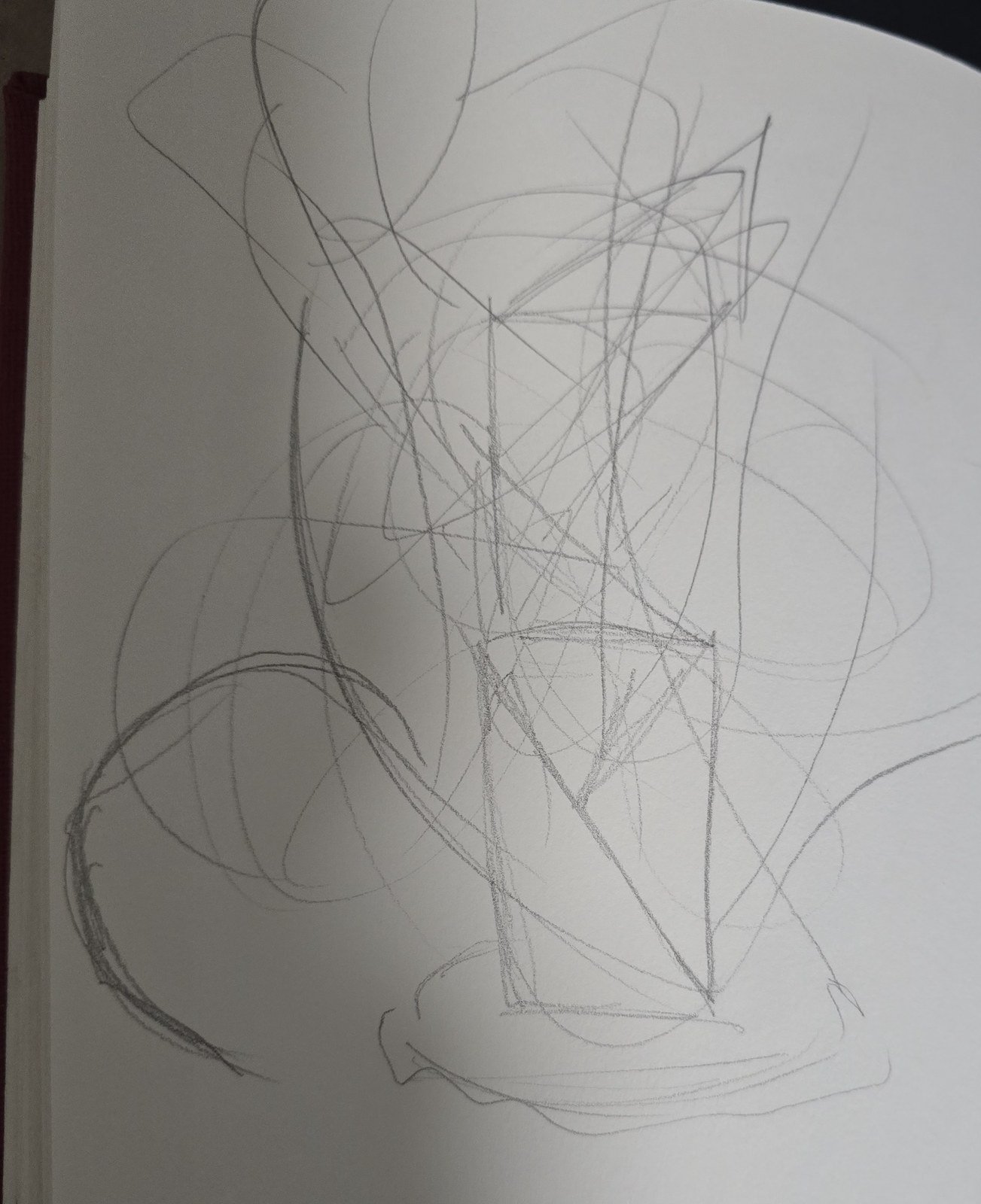 Sketch exploring the second study's internal pressure
